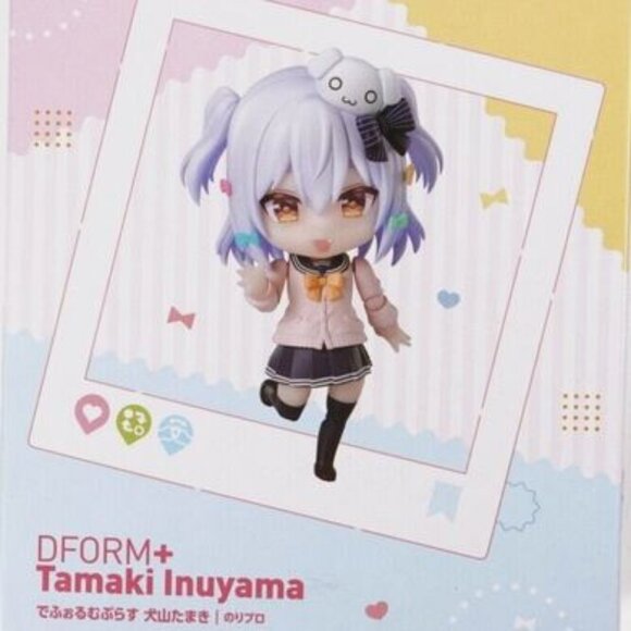 Round 1 DFORM+ Noripro Tamaki Inuyama Vtuber Anime Figure - Picture 2 of 9